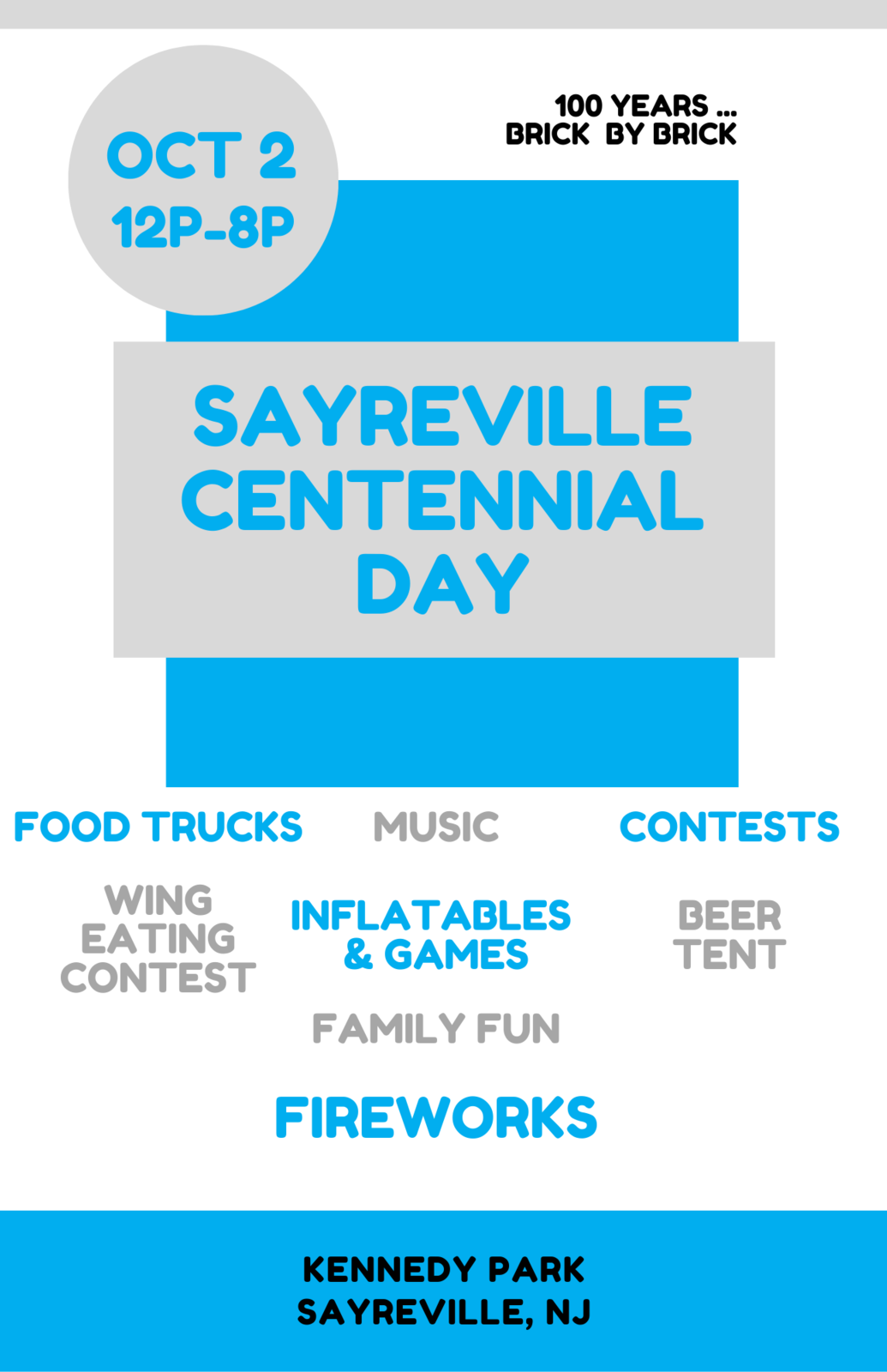 Centennial Celebration Date Announced Borough Of Sayreville News