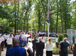 Residents paying tribute