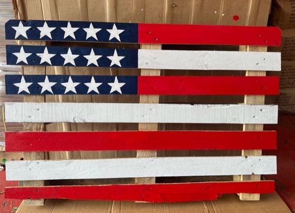flag pallet complete